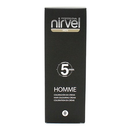 Teinture sans ammoniaque Men 5 Minutes Nirvel Men 5 Gris foncé (30 ml)