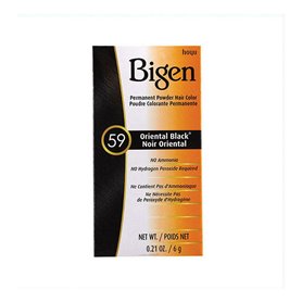 Teinture permanente Bigen 59 Oriental Sous forme de poudre Noir (6 g)