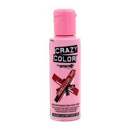 Teinture permanente Crazy Color  40 Vermillion Red (100 ml)