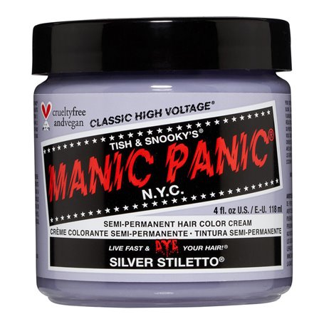 Teinture permanente Classic Manic Panic 612600110067 Silver Stiletto (118 ml)