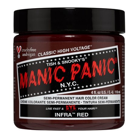 Teinture permanente Classic Manic Panic HCR 11016 Infra Red (118 ml)