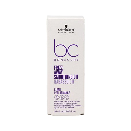 Huile réparatrice complète Schwarzkopf Bonacure Frizz Away Smoothing (50 ml)