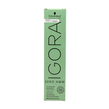 Teinture permanente Schwarzkopf Igora Zero Amm Mat Cendre Châtain Moyen Nº 4-13 60 ml