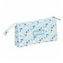 Trousse Fourre-Tout Triple Moos Lovely Bleu 22 x 12 x 3 cm