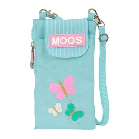 Porte-monnaie Moos Butterflies Sac pour téléphone portable Bleu