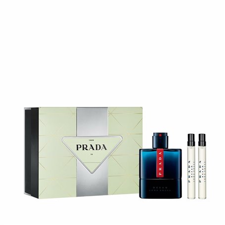 Set de Parfum Homme Prada EDT Luna Rossa Ocean 3 Pièces