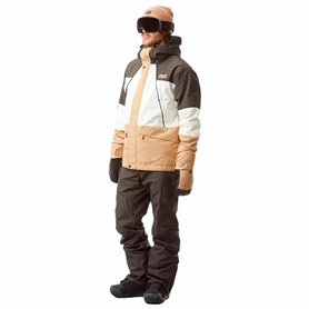 Anorak de ski Picture Kenko Mystic Vert Orange Corail Homme