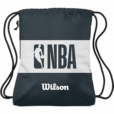 Sac à dos serré par des ficelles Wilson NBA Forge Noir