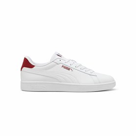 Chaussures casual homme Puma Smash 3.0 L Blanc Rouge