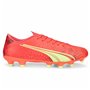 Chaussures de Football pour Adultes Puma Ultra 5 Play Mg Orange