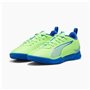 Chaussures de Futsal pour Enfants Puma Ultra 5 Play It Vert