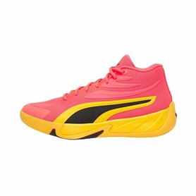 Chaussures de Basket-Ball pour Adultes Puma Court Pro Jaune