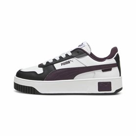 Baskets Casual pour Femme Puma Carina Street Blanc Blue marine