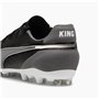 Chaussures de Football pour Adultes Puma King Match Mg Noir