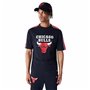 T-shirt à manches courtes homme New Era NBA PANEL OS Chicago Bulls Noir