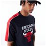 T-shirt à manches courtes homme New Era NBA PANEL OS Chicago Bulls Noir