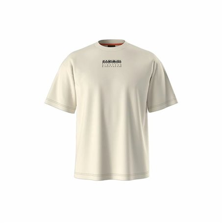 T-shirt à manches courtes homme Napapijri S-Premium Ss Beige Dimity 2 Beige