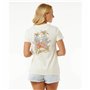 T-shirt à manches courtes femme Rip Curl Wild Bloom Blanc