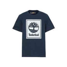 T-shirt à manches courtes homme Timberland Stack Logo Noir