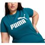 T-shirt à manches courtes femme Puma Bleu