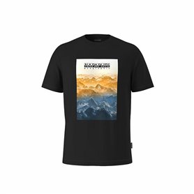 T-shirt à manches courtes homme Napapijri S-Rollin Ss Noir