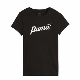 T-shirt à manches courtes femme Puma Essentials+ Script