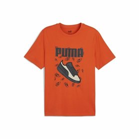 T-shirt à manches courtes homme Puma Graphics Sneaker Orange