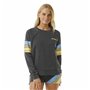 Sweat sans capuche femme Rip Curl High Tide Surf Raglan Crew Gris