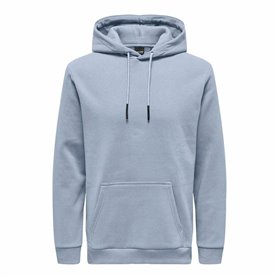 Sweat à capuche homme Only & Sons Onsceres Eventide Eau