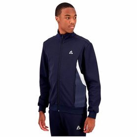 Sweat sans capuche homme Le coq sportif Heritage Fz Sweat N°1 Bleu foncé