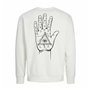 Sweat sans capuche homme Jack & Jones Jjmystic Blanc Marron