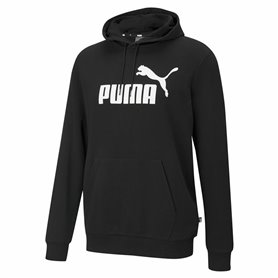 Sweat à capuche homme Puma Essentials Big Logo Noir