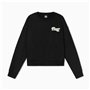 Sweat sans capuche femme Puma Puma Script Crew Fl Mujer