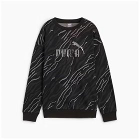 Sweat sans capuche femme Puma Essentials+ Animal Aop Crew Fl Mujer Noir
