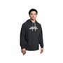 Sweat à capuche homme Under Armour Rival Flc Txtr Noir