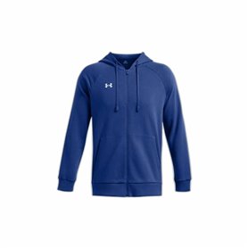 Sweat à capuche homme Under Armour Rival Fleece Fz Bleu