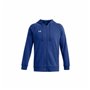 Sweat à capuche homme Under Armour Rival Fleece Fz Bleu