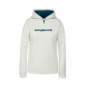 Sweat à capuche femme Trangoworld Poppi Blanc