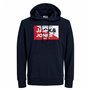 Sweat à capuche homme Jack & Jones Jjnolan Noir