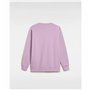 Sweat sans capuche femme Vans Drop V Logo Bff Crew Beige