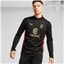 Sweat-shirt d'Entraînement pour Adultes Puma Ac Milan Training 1/4 Zip Top Noir
