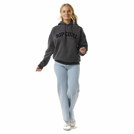 Sweat à capuche femme Rip Curl Varsity Noir
