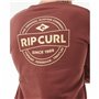 Sweat sans capuche homme Rip Curl Stapler Crew Marron