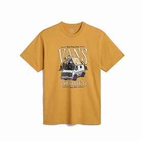 T-shirt à manches courtes homme Vans Roughin It Ss Crew Orange Foncé