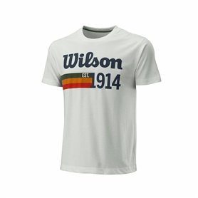 T-shirt à manches courtes homme Wilson Script 14 Blanc