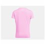 T-shirt à manches courtes femme Under Armour Tech Ssv- Twist Rose foncé