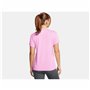 T-shirt à manches courtes femme Under Armour Tech Ssv- Twist Rose foncé