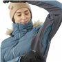 Anorak de ski Salomon Stormcozy Femme Bleu clair