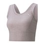 Haut de Sport pour Femme Puma Studio Yogini Luxe Crop Tank Violet