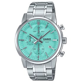 Montre Homme Casio CHRONO DATE SILVER AQUA